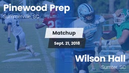Matchup: Pinewood Prep vs. Wilson Hall  2018