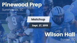 Matchup: Pinewood Prep vs. Wilson Hall  2019