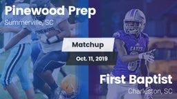 Matchup: Pinewood Prep vs. First Baptist  2019