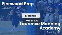 Matchup: Pinewood Prep vs. Laurence Manning Academy  2019