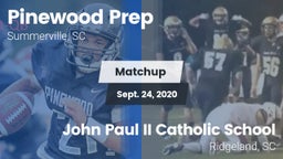 Matchup: Pinewood Prep vs. John Paul II Catholic School 2020