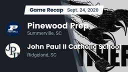Recap: Pinewood Prep  vs. John Paul II Catholic School 2020