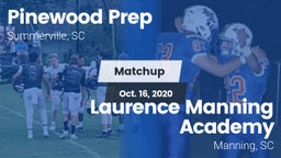 Matchup: Pinewood Prep vs. Laurence Manning Academy  2020