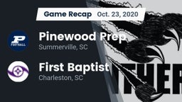 Recap: Pinewood Prep  vs. First Baptist  2020