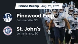 Recap: Pinewood Prep  vs. St. John's  2021