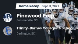 Recap: Pinewood Prep  vs. Trinity-Byrnes Collegiate School 2021