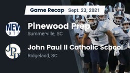 Recap: Pinewood Prep  vs. John Paul II Catholic School 2021