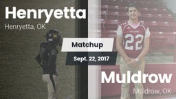 Matchup: Henryetta vs. Muldrow  2017
