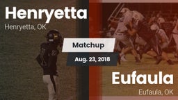 Matchup: Henryetta vs. Eufaula  2018