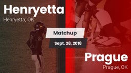 Matchup: Henryetta vs. Prague  2018