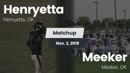 Matchup: Henryetta vs. Meeker  2018