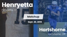 Matchup: Henryetta vs. Hartshorne  2019