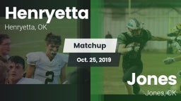 Matchup: Henryetta vs. Jones  2019