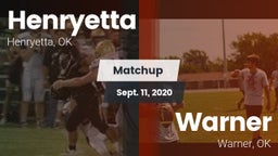 Matchup: Henryetta vs. Warner  2020