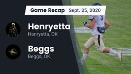 Recap: Henryetta  vs. Beggs  2020