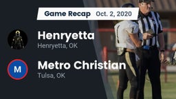 Recap: Henryetta  vs. Metro Christian  2020