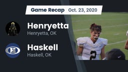 Recap: Henryetta  vs. Haskell  2020