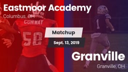 Matchup: Eastmoor Academy vs. Granville  2019