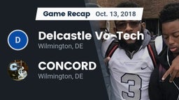 Recap: Delcastle Vo-Tech  vs. CONCORD  2018