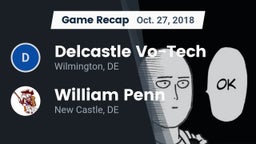 Recap: Delcastle Vo-Tech  vs. William Penn  2018