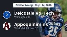 Recap: Delcastle Vo-Tech  vs. Appoquinimink  2018