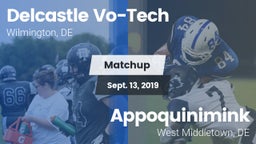 Matchup: Delcastle Vo-Tech vs. Appoquinimink  2019