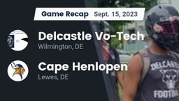 Recap: Delcastle Vo-Tech  vs. Cape Henlopen  2023