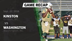 Recap: Kinston  vs. Washington  2016