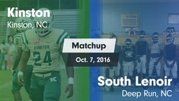 Matchup: Kinston vs. South Lenoir  2016