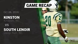 Recap: Kinston  vs. South Lenoir  2016