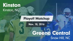 Matchup: Kinston vs. Greene Central  2016