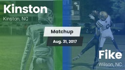 Matchup: Kinston vs. Fike  2017