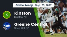 Recap: Kinston  vs. Greene Central  2017