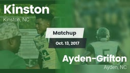 Matchup: Kinston vs. Ayden-Grifton  2017