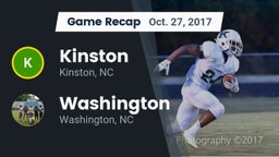 Recap: Kinston  vs. Washington  2017