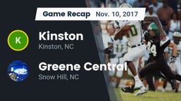 Recap: Kinston  vs. Greene Central  2017