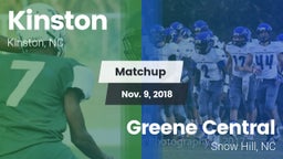 Matchup: Kinston vs. Greene Central  2018