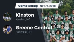 Recap: Kinston  vs. Greene Central  2018