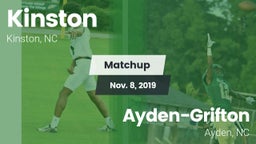 Matchup: Kinston vs. Ayden-Grifton  2019