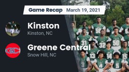 Recap: Kinston  vs. Greene Central  2021