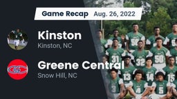 Recap: Kinston  vs. Greene Central  2022