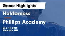 Holderness  vs Phillips Academy Game Highlights - Dec. 11, 2019
