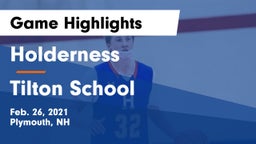 Holderness  vs Tilton School Game Highlights - Feb. 26, 2021