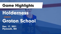 Holderness  vs Groton School  Game Highlights - Dec. 17, 2021