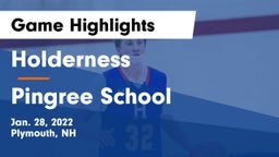 Holderness  vs Pingree School Game Highlights - Jan. 28, 2022