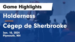 Holderness  vs Cégep de Sherbrooke Game Highlights - Jan. 10, 2024