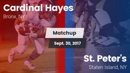 Matchup: Cardinal Hayes vs. St. Peter's  2017