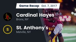 Recap: Cardinal Hayes  vs. St. Anthony's  2017