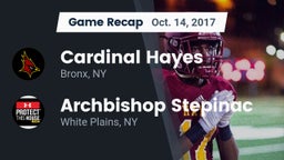 Recap: Cardinal Hayes  vs. Archbishop Stepinac  2017