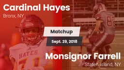 Matchup: Cardinal Hayes vs. Monsignor Farrell  2018